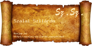 Szalai Szilárda névjegykártya