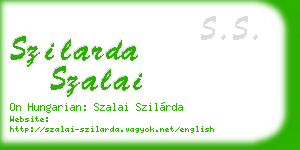 szilarda szalai business card